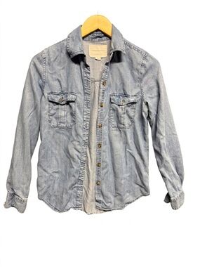 Ultra-Soft Aéropostale 100% Lyocell Denim Utility Shirt – Size S